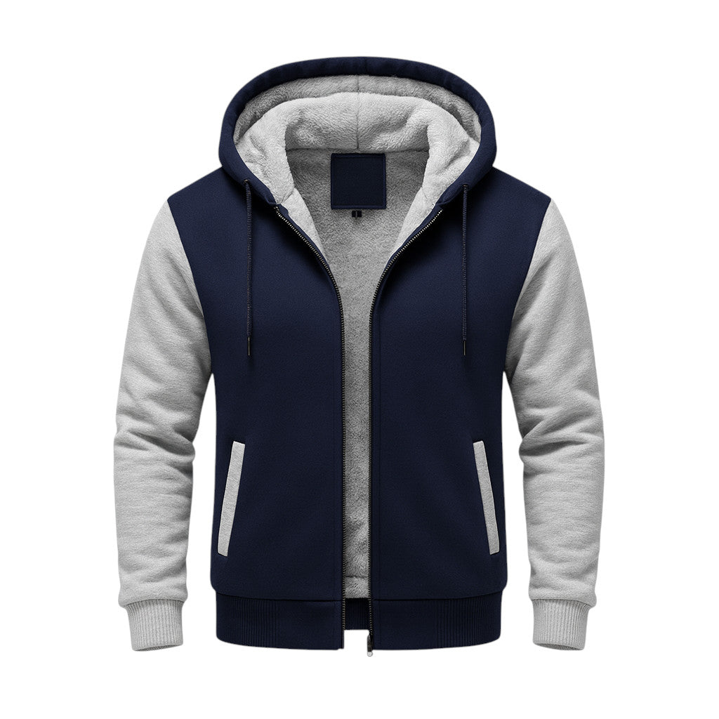BLUE FLEECE JACKET (CUSTOMIZE)