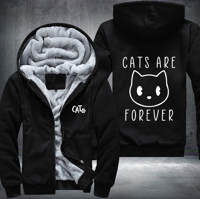 CATS ARE FOREVER Fleece Jacket