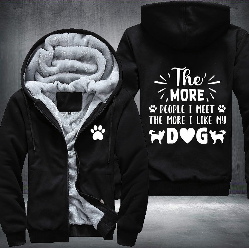 I like my dog Fleece Jacket
