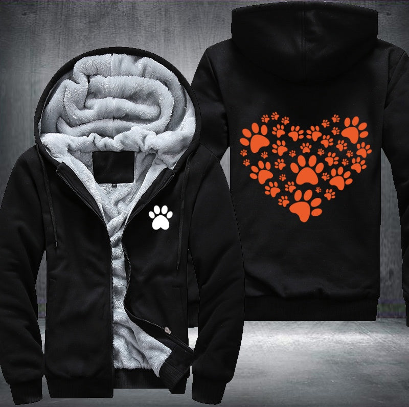 Dog heart Fleece Jacket