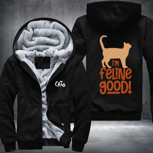 CAT I'm feline good Fleece Jacket