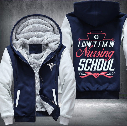 Nursing School Fleece Hoodies Jacket