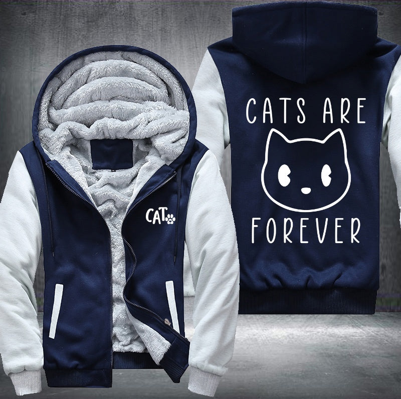 CATS ARE FOREVER Fleece Jacket