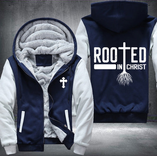 Rooted in christ Fleece Jacket