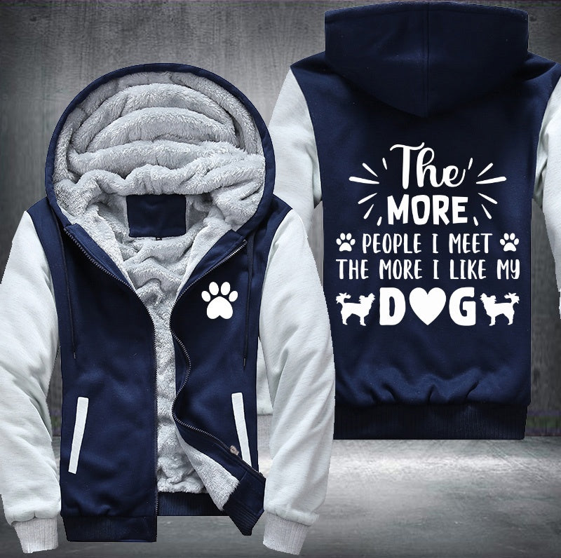 I like my dog Fleece Jacket