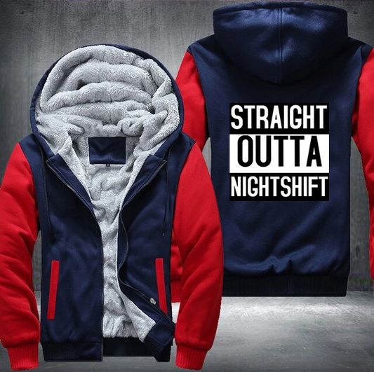 Straight Outta Night Shift Nurse Jacket