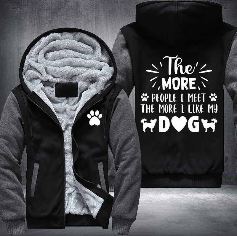 I like my dog Fleece Jacket