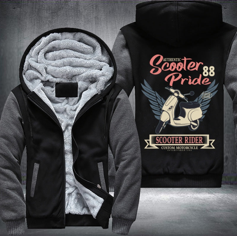 Scooter rider Fleece Jacket