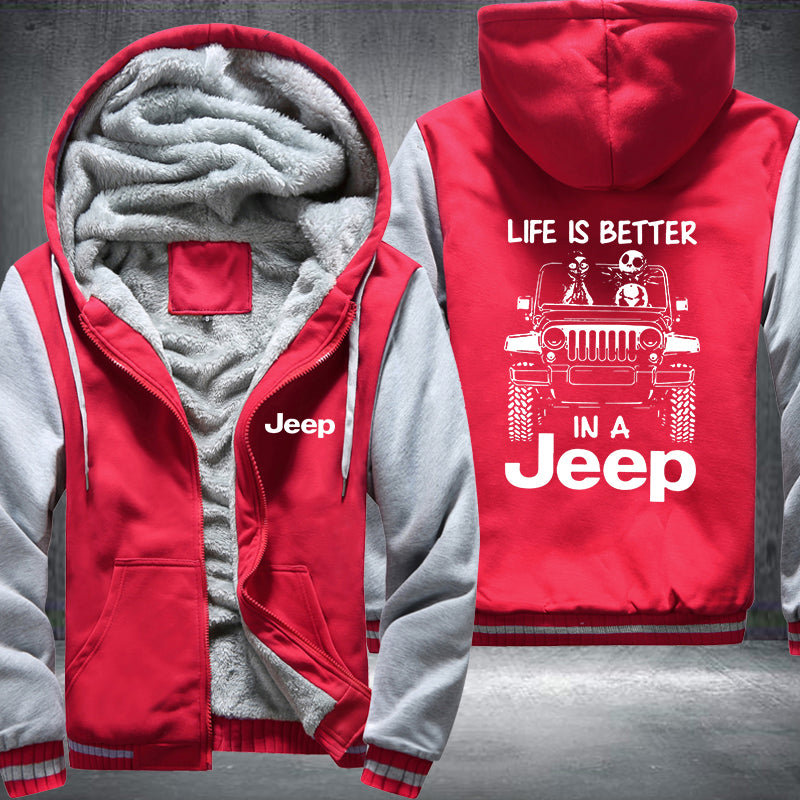 In A 4 x 4 Fleece Jacket