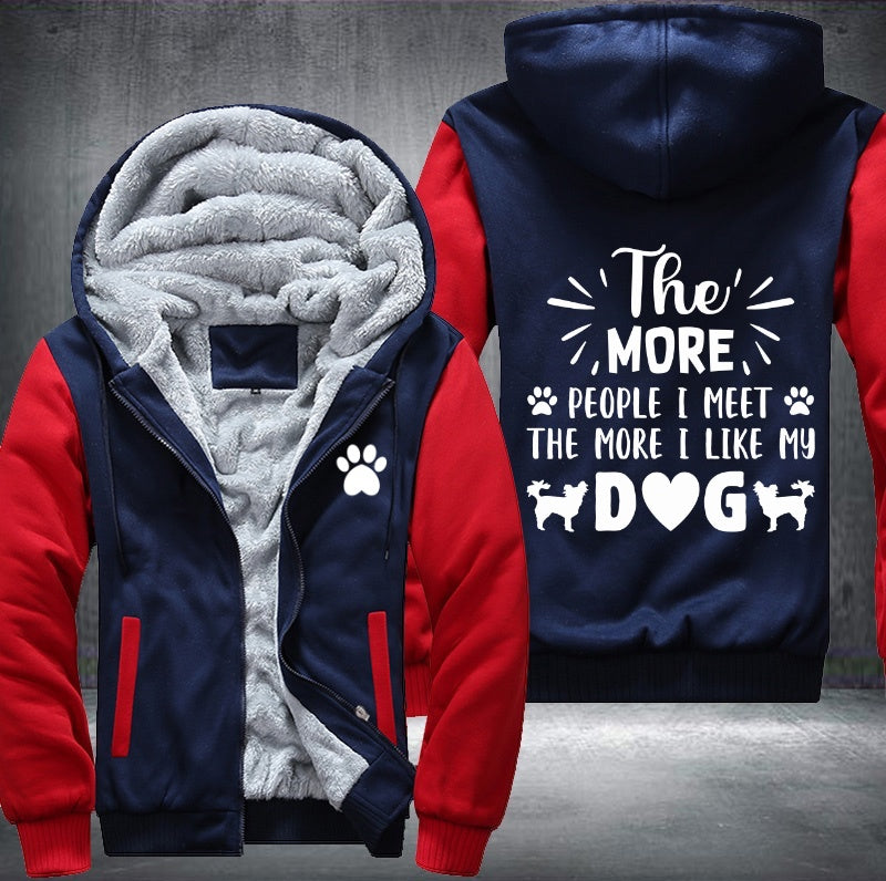 I like my dog Fleece Jacket