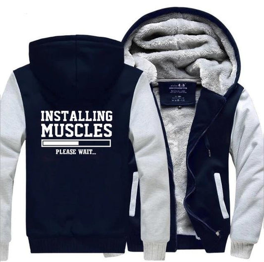 Installing Muscles Fleece Jacket