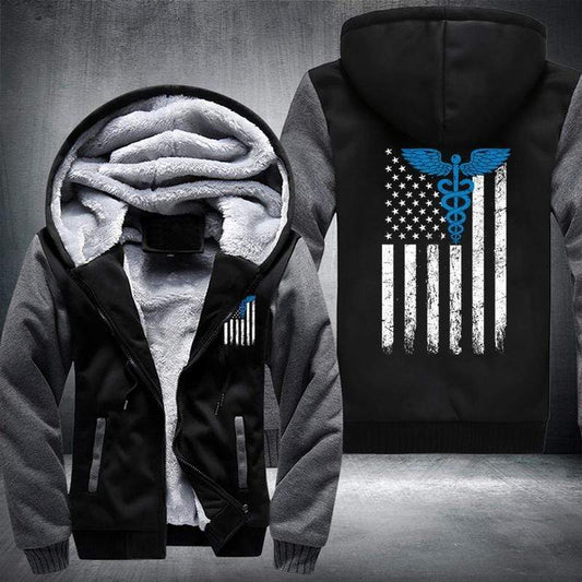 Caduceus Flag Fleece Jacket