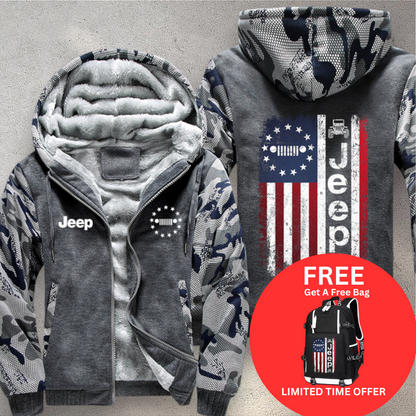 Flag Fleece Jacket (Free Bag)