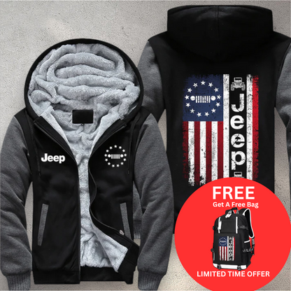 Flag Fleece Jacket (Free Bag)