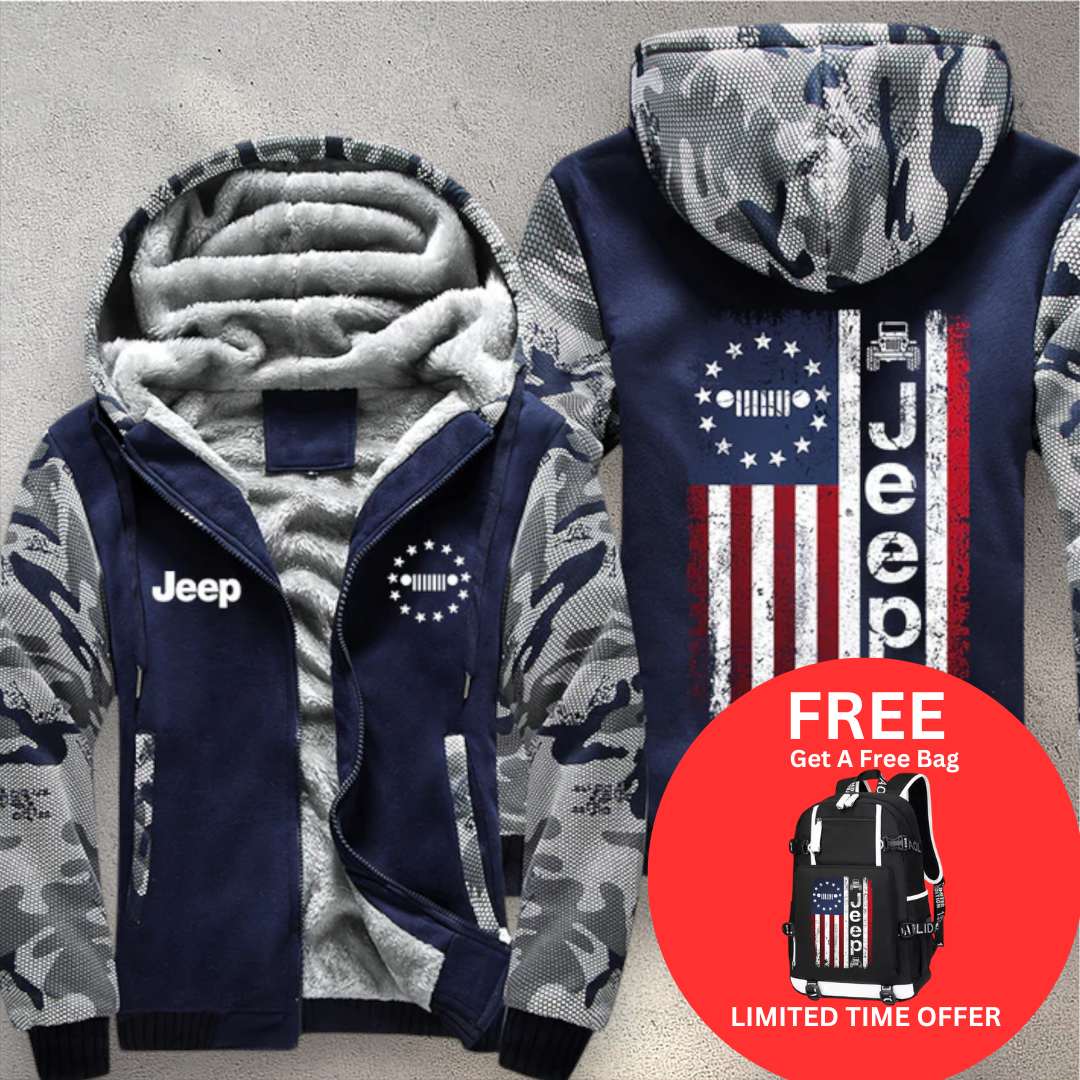 Flag Fleece Jacket (Free Bag)