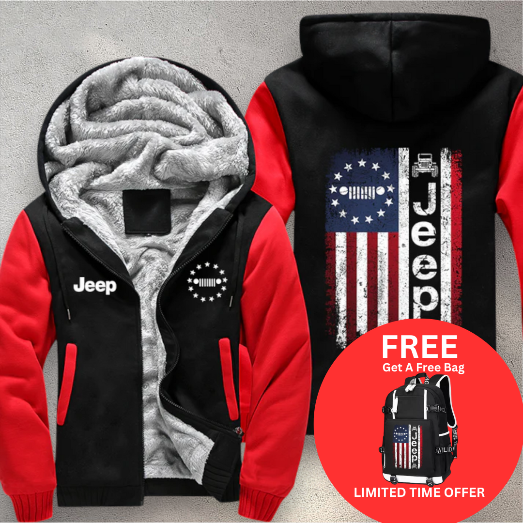 Flag Fleece Jacket (Free Bag)