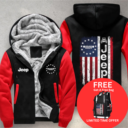 Flag Fleece Jacket (Free Bag)