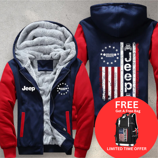 Flag Fleece Jacket (Free Bag)