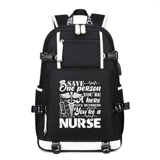 Nurse Saves Backpack