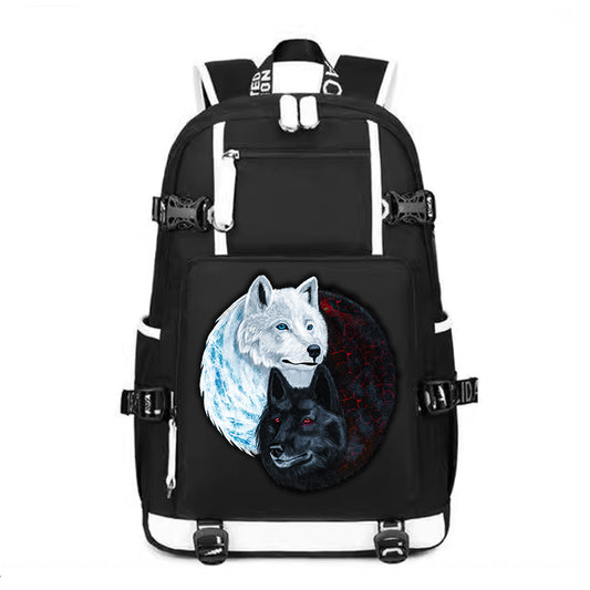 Wolves Yingyang Backpack