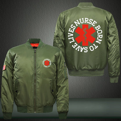 Born Nurse Saves Bomber Jacket