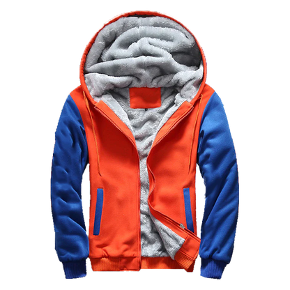 ORANGE FLEECE JACKET