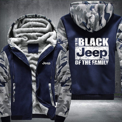 Black 4 x 4 Family Fleece Jacket