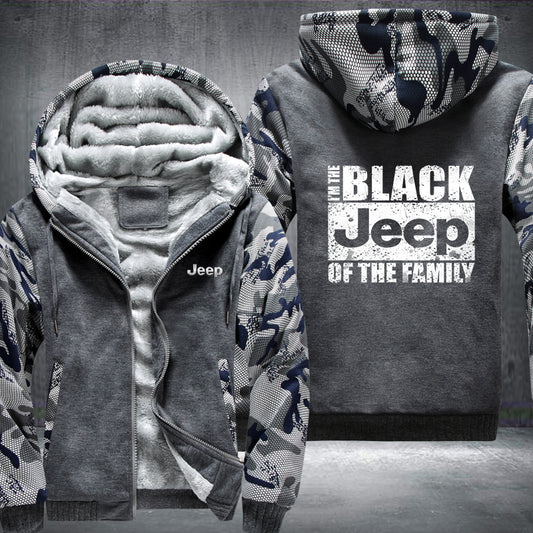 Black 4 x 4 Family Fleece Jacket