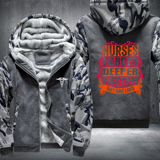 Nurse Saves Lives Fleece Jacket