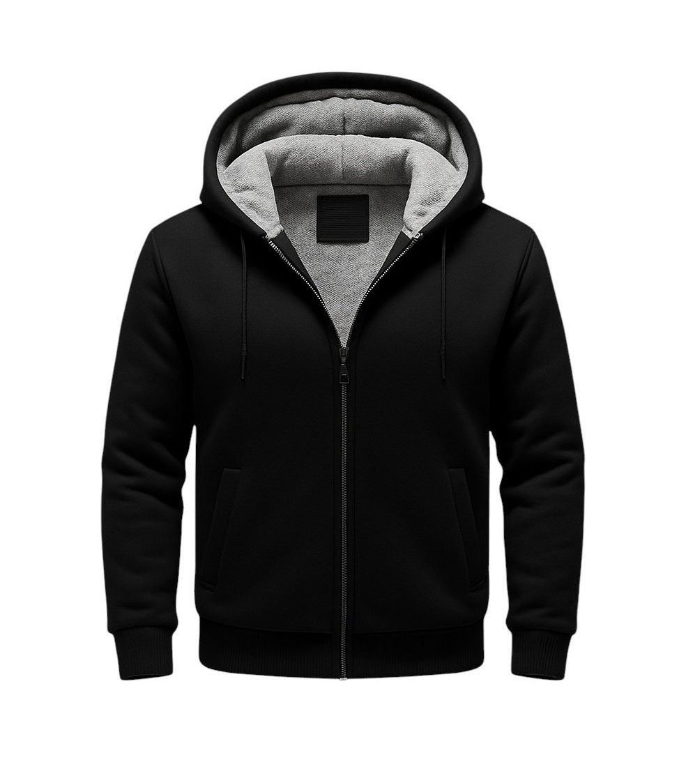 BLACK FLEECE JACKET (CUSTOMIZE)