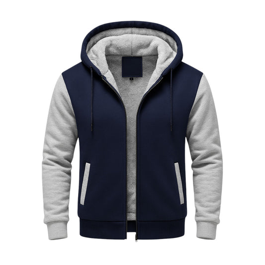 BLUE FLEECE JACKET (CUSTOMIZE)