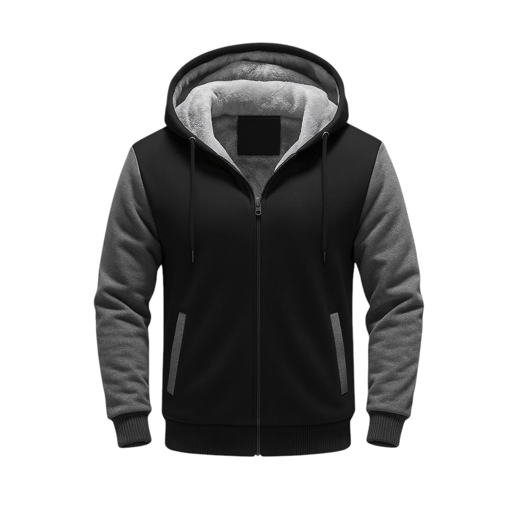 GREY FLEECE JACKET (CUSTOMIZE)