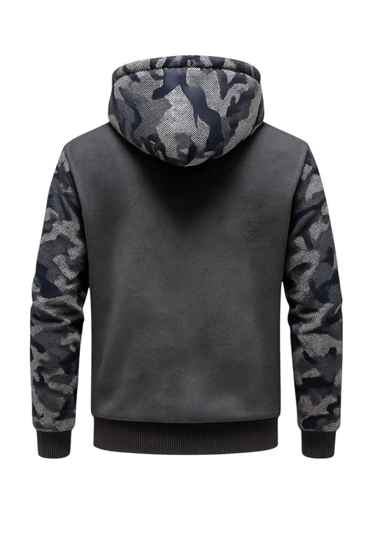 Camo Gray Fleece Jacket