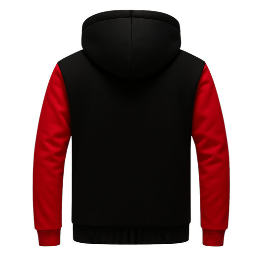 Red-Black Fleece Jacket