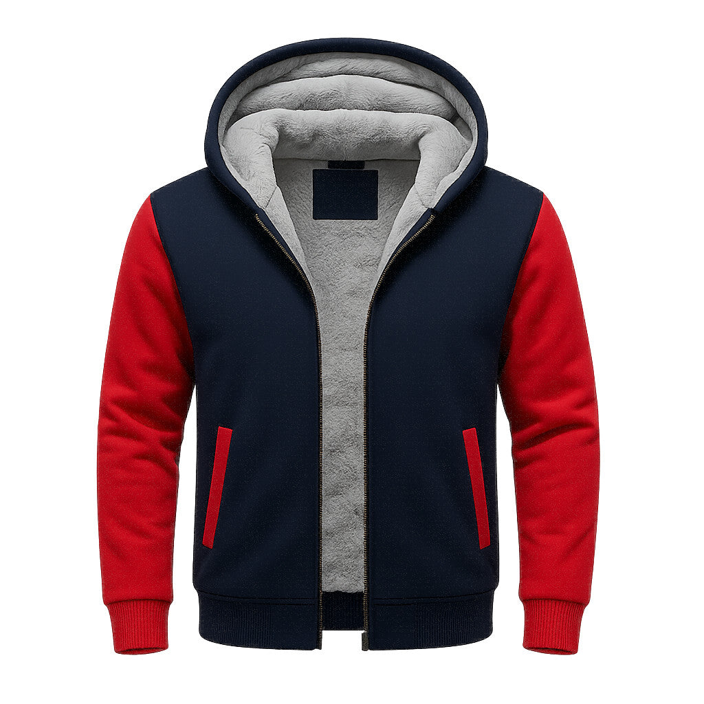 RED FLEECE JACKET (CUSTOMIZE)