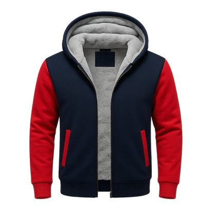 RED FLEECE JACKET (CUSTOMIZE)