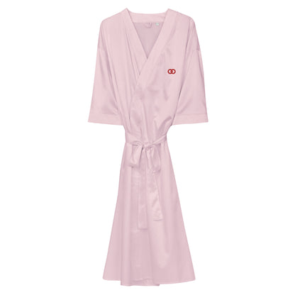 Satin robe