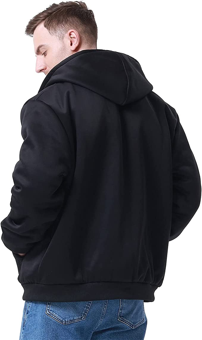BLACK FLEECE JACKET (CUSTOMIZE)