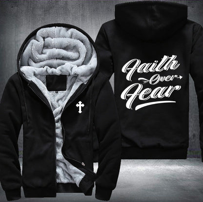 Faith over fear Fleece Jacket