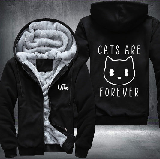 CATS ARE FOREVER Fleece Jacket