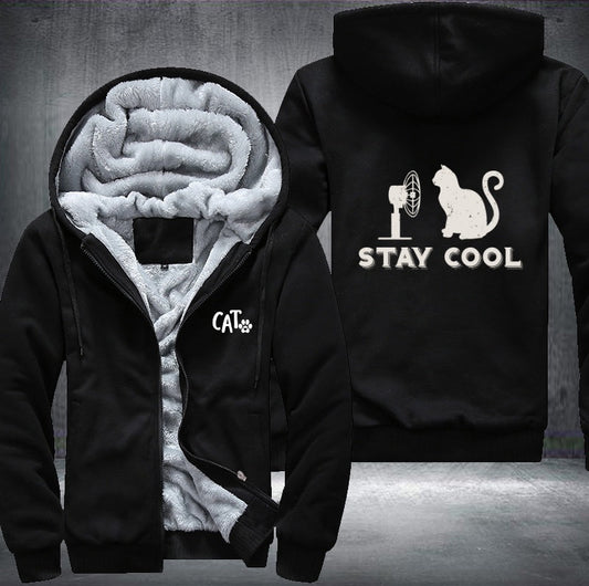 CAT STAY COOL Fleece Jacket
