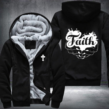 Faith Heart on hand Fleece Jacket
