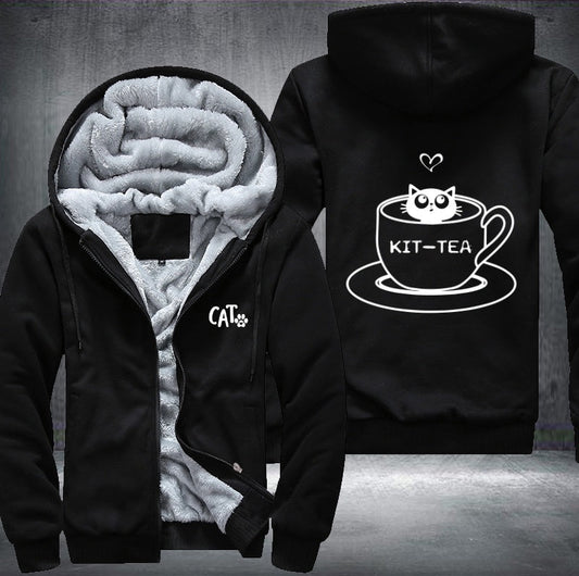 CAT KIT TEA Fleece Jacket