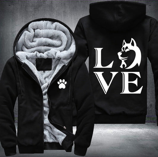 Love Dog Fleece Jacket