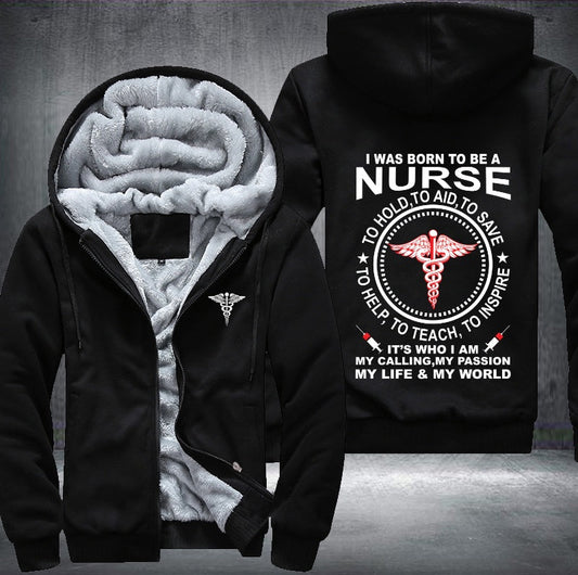 Born Nurse Fleece Jacket