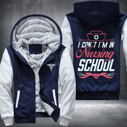Nursing School Fleece Hoodies Jacket