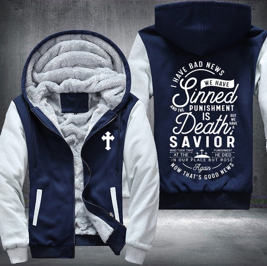 Punishment is death Fleece Jacket
