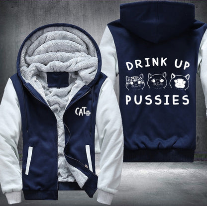CAT DRINK UP Fleece Jacket