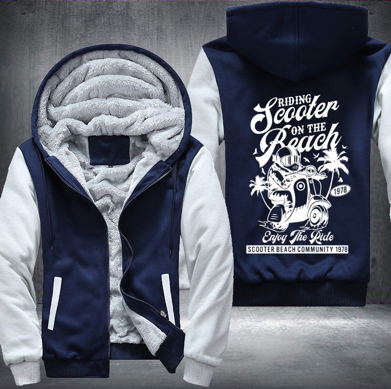 Riding scooter Fleece Jacket