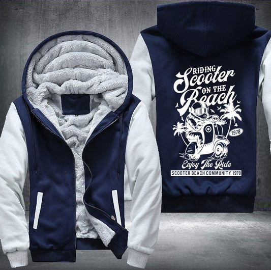 Riding scooter Fleece Jacket